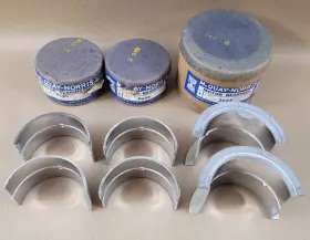 2836 Mcquay-norris 2837 New Nos 1936-38 Ford Flathead V8 Main Bearing Set Std