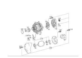 000-980-52-15 Mercedes-benz Genuine Parts Kit Ball Bearing