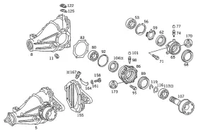 124-353-68-62 Mercedes-benz Genuine Pressure Disk