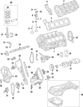 276-033-00-62 Mercedes-benz Genuine Thrust Washer
