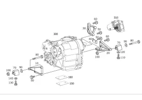 463-280-03-86 Mercedes-benz Genuine Bearing