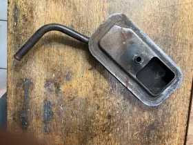 12h1399 Mg. Leyland Mgb Engine Front Side Cover With Vent Tube Late Style