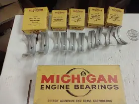 1216p Michigan 4216m 332 352 361 390 Ford Main Bearings .010 Under