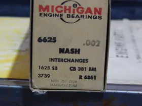 1933 Michigan 6625 002 6pr Rod Bearings Nash Rambler Thru 1956 218 235 262 Ci 6 Cylinder
