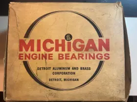 728p Michigan Chrysler Desoto Dodge 241 260 270 276 Cu In Engine Main Bearing Set .010 Nos