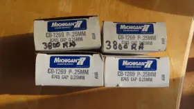 Cb-1269 Michigan 77 81-95 Chrysler 2.2l 2.5l Rod Bearing Set .25mm Of 4