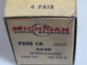 7635ca Michigan / Case 002 4 Over Rod Bearings 480ck 540 Tractors Crawler Terratrac G148 G159 G164 #2