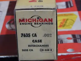 7635ca Michigan / Case 002 4 Over Rod Bearings 480ck 540 Tractors Crawler Terratrac G148 G159 G164