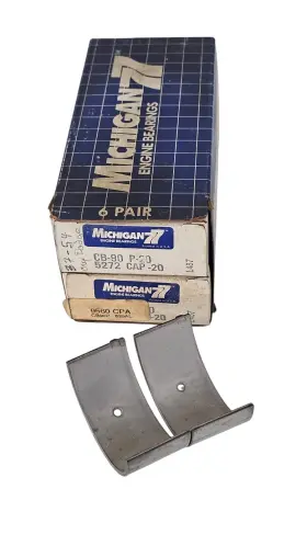 Cb-90 Michigan Rod Bearings Fit 1937-1954 Chrysler Dodge Desoto 3.9l 4.1l 4.3l Nos Usa