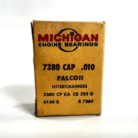 2380 Michigan Engine Bearings 7380 Ford Falcon Cap .010 Cp Ca Cb 583 G #2