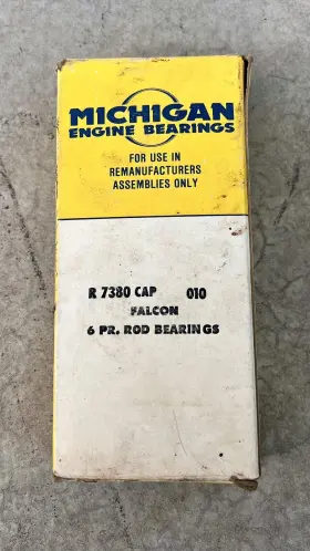 R7380cap Michigan Engine Bearings New Old Stock .010 Connecting Rod