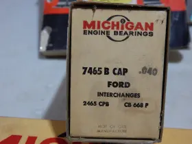 7465b Michigan / Fomco 040 6pr Rod Bearings To Fit 1961-1967 Ford 223ci 261ci 6 Cyl Fairlane Falcon
