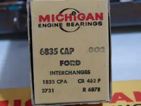 6835cap Michigan / Ford .002 8pr Oversize Rod Bearings Truck 1952-1957 279 302 317 332 141 368ci V8
