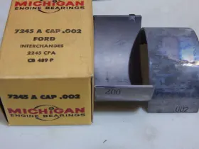 7015acap Michigan / Fordson 002 4 Oversize Rod Bearings Fit Ford Tractor/ind British Leyland 220 Ci Major #3