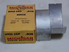 6925cap Michigan / Gm 030 7pr Buick Rod Bearings 1953-1956 264 Ci V8 322 Canadian Gmc 322ci #2