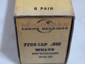 7700acap Michigan / Jeep 010 10 Rod Bearings Willys J100 J200 J300 Tornado Engine 1962-1967 230ci 6cyl #2