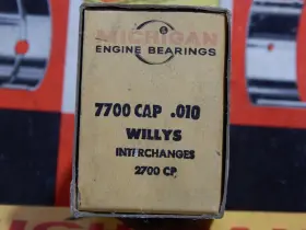 7700acap Michigan / Jeep 010 10 Rod Bearings Willys J100 J200 J300 Tornado Engine 1962-1967 230ci 6cyl