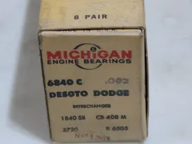 S22-1001 Michigan / Mopar 6840c 002 8pr Hemi Rod Bearings Desoto Dodge 276ci 291ci V8 S17-1001 #2