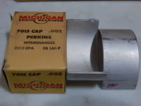 Ad4-203 Michigan / Perkins Cap 002 4 Over Rod Bearings 3-4-6 Cyl Mf65 Massey Harris Tractors #3