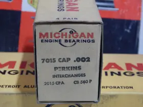 Ad4-203 Michigan / Perkins Cap 002 4 Over Rod Bearings 3-4-6 Cyl Mf65 Massey Harris Tractors