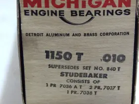 185.6 Michigan / Studebaker 1150t 010 10 Oversize Main Bearings 6 Cyl 170 Ci 1959-1960 Lark Vi 1e