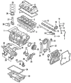 11-21-7-829-946 Mini Genuine Engine Crankshaft Thrust Washer