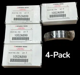 1052a899 Mitsubishi Genuine Crankshaft Upper Main Bearing 4-pack Oem New