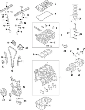 Mitsubishi 1052b266 Genuine Main Bearings