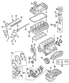 Mitsubishi 1115a102 Genuine Bearings
