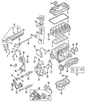 1115a413 Mitsubishi Genuine Engine Connecting Rod Bearing