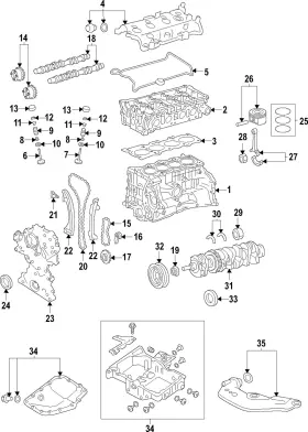 Mq718265 Mitsubishi Genuine Main Bearings