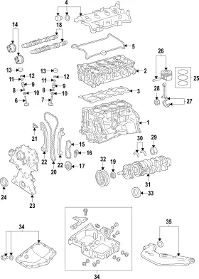 Mq718274 Mitsubishi Genuine Main Bearings