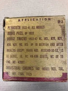 1238550 Mopar Nos Dodge Plymouth Desoto Rod Bearings 002 Us 1932-1941 6 Cyl Set #2