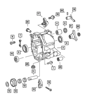 5101037aa Mopar Genuine Bearing