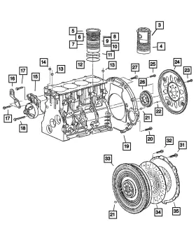 5142552ab Mopar Genuine Cylinder Liner