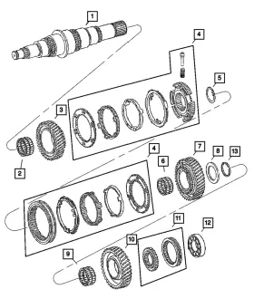 5142832ac Mopar Genuine Needle Bearing