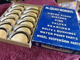 958946 Mopar Mcquay Norris Clawson & Bals Federal-mogul 9185sb 2068s S5098 Nos C&b F-m 1934-59 Dodge Plymouth 218 230 Rod Bearing Set In .002