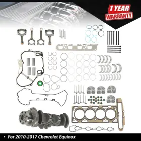 12578182 Munirater 12578164 /12623302/12578182 Engine Rebuild Overhaul Kit- Crankshaft /con Rods/gasket Kit For Buick Chevrolet