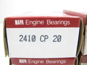 2410cp20-8 Napa 8 2410cp Rod Bearings .020 Inch 1959-75 Ihc International 266 304 345 392-v8 #2
