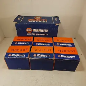 Cb503b-10 Napa Monmouth Nos Connecting Rod Bearing 6 Pair Cb503 B-10 1948-53 Chevy Cid