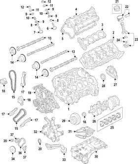12117-ez49b Nissan Genuine Bearing Set