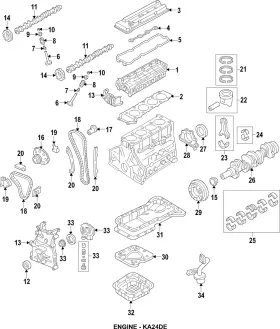 12207-40f02 Nissan Genuine Bearings