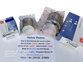 Aq171c Npr - Europe 270906 Volvo Penta B230 Main And Rod Bearing Set Aq131c/d Aq151c 87-89