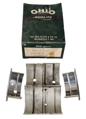 14004m Ohio Main Bearings Set Fit Massey Harris Oliver Minneapolis Moline Nos Usa