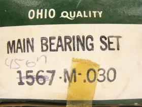 1567-m-030 Ohio 1567m 0.030 Inch Main Engine Bearings - Ford 2n 120 Tractor #3