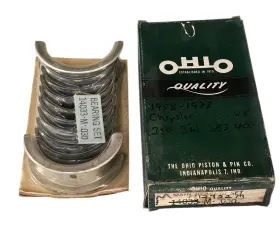 4033m30 Ohio Main Bearings .030 Fit 1958-1978 Chrysler 350 361 383 400 V8 B Nos Usa