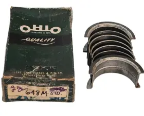 648-m-20 Ohio Crankshaft Main Bearings Fit 1948-1953 Chevrolet 235 236 3.9l L6 Nos Usa