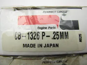 Cb-1326-p-25mm-4 Perfect Circle 4 Cb-1326-p-25mm Rod Bearing .25mm For 82-88 Nissan E15s E15t E16 E16s #3