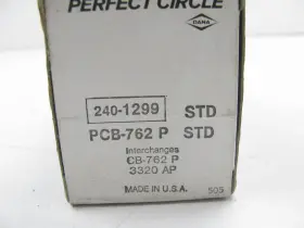 Pcb-762p-8 Perfect Circle 8 Pcb-762p Rod Bearings Std 1970-1976 Buick 364 400 401 425 430 455 #3