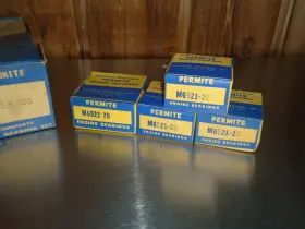 2023-k Permite New Main Bearing Set .020 1952-1964 Ford 6-cylinder 215 223 262 #3